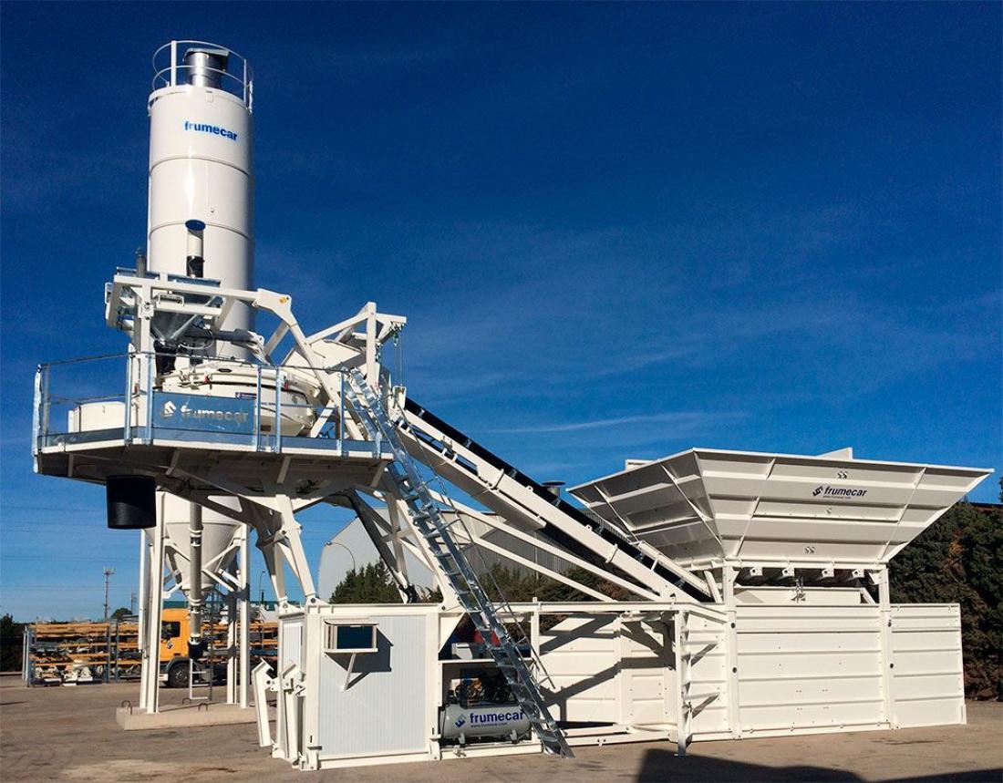 Photo Une centrale à béton compacte et performante